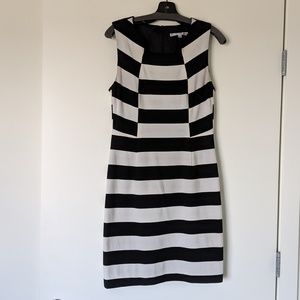 Black and White striped Trina Turk dress
